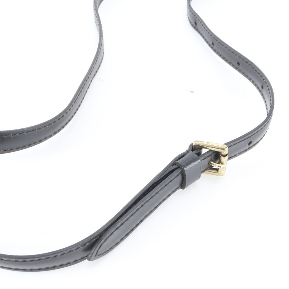 Excellent condition Louis Vuitton leather shoulder strap for handbag, black, ... - Picture 4 of 7